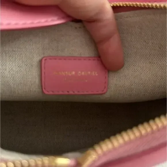 Mansur Gavriel pink shoulder mini M frame bag - Picture 7 of 8